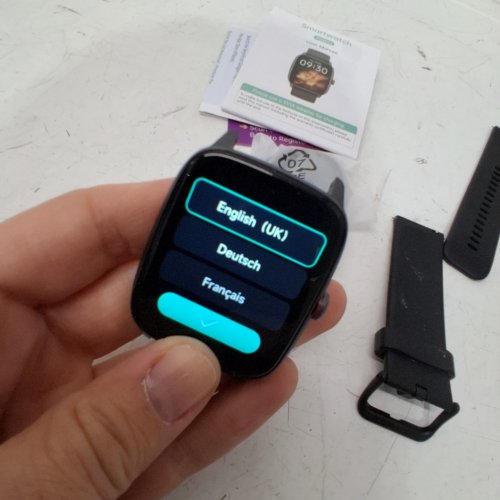UNISEX WATERPROOF TOUCHSCREEN BLUETOOTH SMART WATCH - 1.85" DIY DIAL - BLACK (MODEL: TGW01) image 2