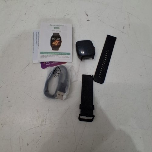 UNISEX WATERPROOF TOUCHSCREEN BLUETOOTH SMART WATCH - 1.85" DIY DIAL - BLACK (MODEL: TGW01) image 3