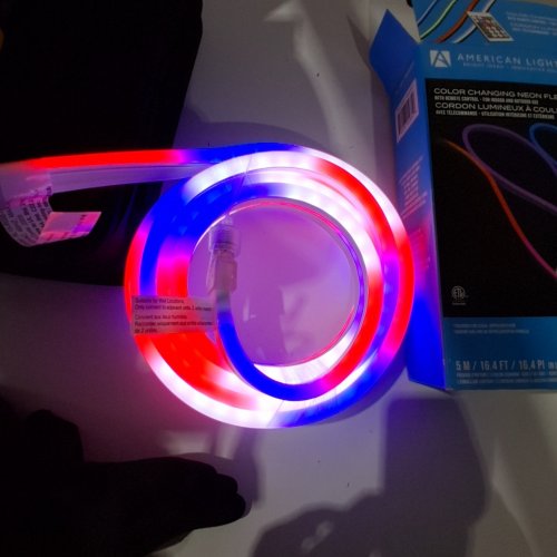 AMERICAN LIGHTING COLOR CHANGING NEON FLEX LIGHT - 16.4FT (MODEL:1600297) image 2
