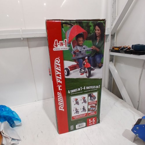 RADIO FLYER 4-IN-1 TRIKE - 35.04" X 19.88" X 40.75" - 49LBS CAP - AGES 1 TO 5YRS - RED (MODEL : 1917426) image 2