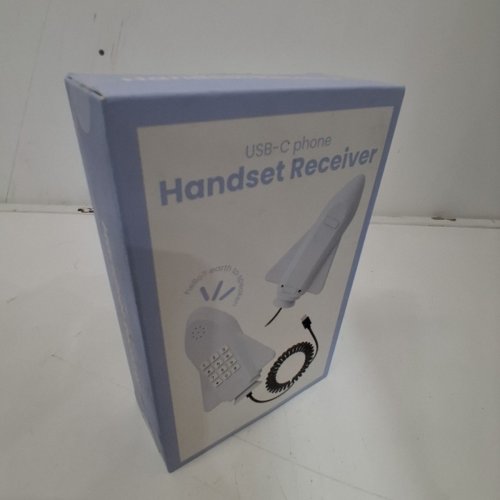 GEMS NOVELTY USB-C PHONE HANDSET RECEIVER - WHITE ROCKET (MODEL: HD35HS-RS-TA) image 2