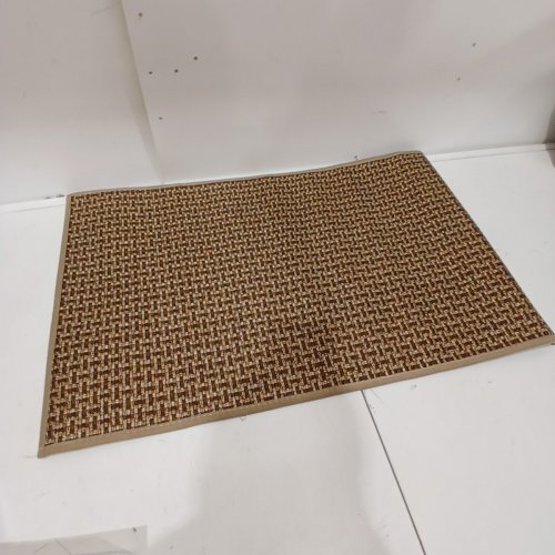 POLYESTER WOVEN SMALL ENTRYWAY MAT - 18" X 29" - BEIGE image 3