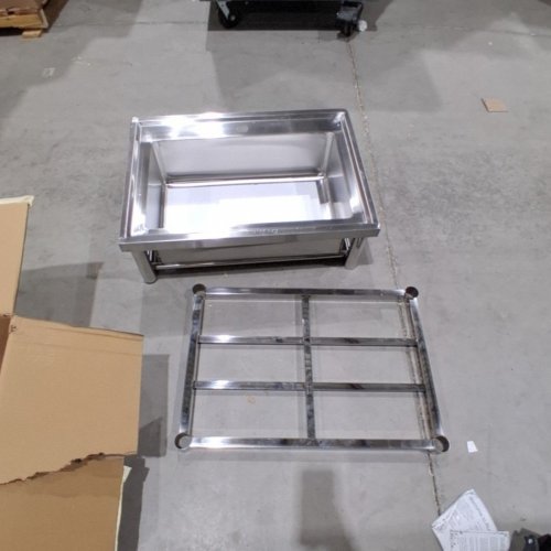 GARVEE FREE STANDING UTILITY SINK - 20" X 24" - STAINLESS STEEL (MODEL: PHO_34EY5OVJ) image 6