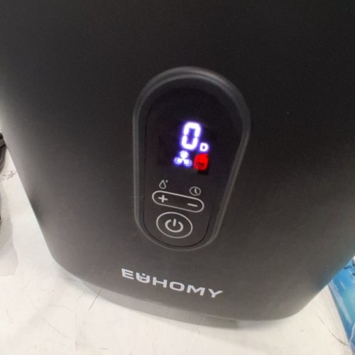 EUHOMY COUNTERTOP ICE CUBE MAKER MACHINE WITH EXTERNAL WATER TANK - 34LBS/DAY - BLACK (MODEL: IM005-CBL-CAEH) image 2