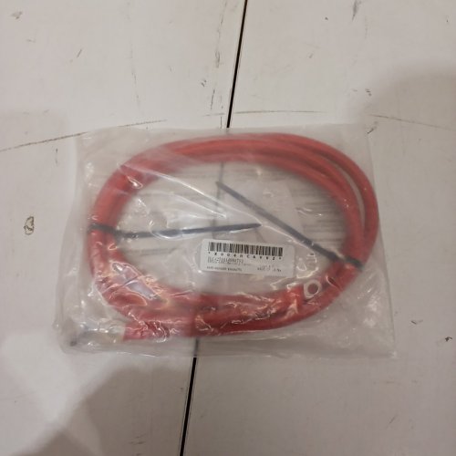 VEKAUTO 4AWG TINNED COPPER BATTERY INVERTER CABLE - 47" - 5/16" - RED image 2