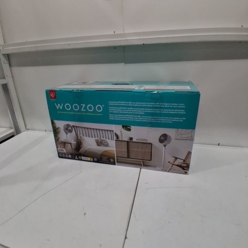 WOOZOO 360° PEDESTAL 12-SPEED AIR CIRCULATOR - ADJUSTABLE HEIGHT 21" TO 40" - WHITE (MODEL: STF-360DC/1747373) image 5