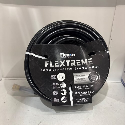 FLEXON FLEXTREME CONTRACTOR GRADE HOSE - 100 FT - 5/8" - BLACK image 2