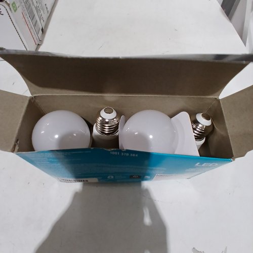 4PK ECOSMART A19 LED LIGHT BULBS - 60W EQUIVALENT - MEDIUM BASE E26 - SOFT WHITE 800LM (MODEL: A11A19A60WDUL12) image 2