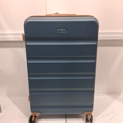5PC EEEZA HARD SHELL LUGGAGE SUITCASE SET WITH TSA LOCK & SPINNER WHEELS - ICE BLUE (MODEL: 7P-5PCS-ICEBLUE) image 3