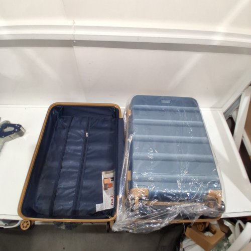 5PC EEEZA HARD SHELL LUGGAGE SUITCASE SET WITH TSA LOCK & SPINNER WHEELS - ICE BLUE (MODEL: 7P-5PCS-ICEBLUE) image 6