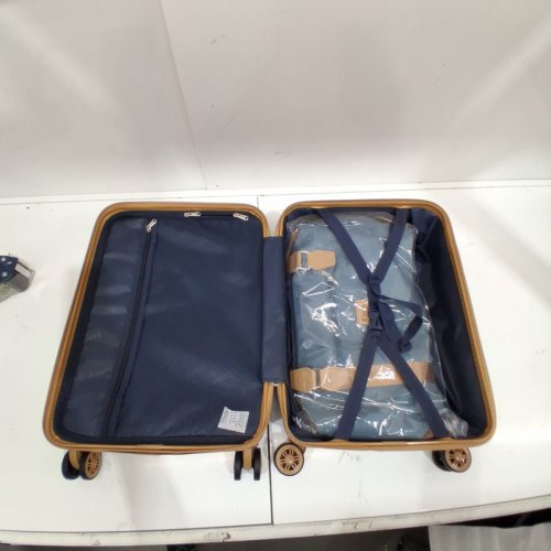 5PC EEEZA HARD SHELL LUGGAGE SUITCASE SET WITH TSA LOCK & SPINNER WHEELS - ICE BLUE (MODEL: 7P-5PCS-ICEBLUE) image 12