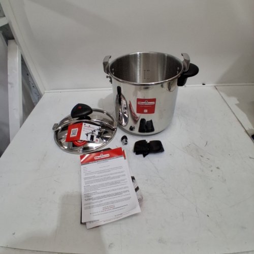 MAGEFESA STAR QUICK, EASY TO USE PRESSURE COOKER, SUITABLE FOR INDUCTION, THERMODIFFUSION BOTTOM, 3 SECURITY SYSTEMS - 10.5QT - STAINLESS STEEL (MODEL: STAR BOMBEADA 10) image 2