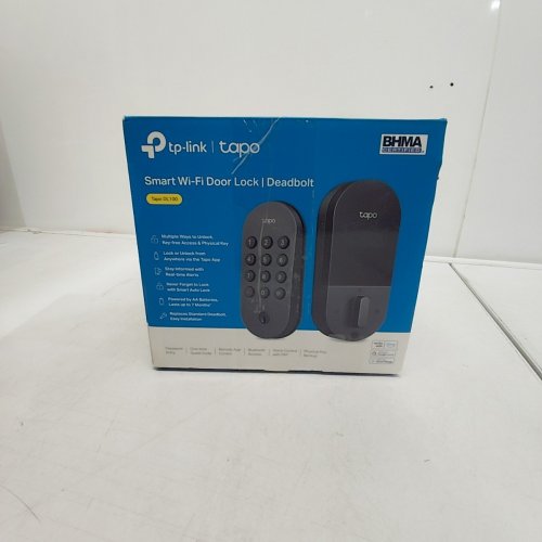 TP-LINK TAPO SMART WI-FI DOOR LOCK DEADBOLT - BLACK (MODEL: DL100) image 5