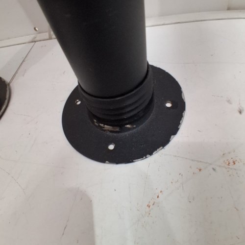 4PK VEVOR ADJUSTABLE STEEL TABLE/FURNITURE LEGS - 28" - 43.3" - BLACK - (MODEL: HXZTYG28-43.3) image 4