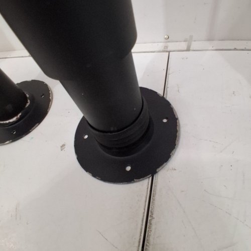 4PK VEVOR ADJUSTABLE STEEL TABLE/FURNITURE LEGS - 28" - 43.3" - BLACK - (MODEL: HXZTYG28-43.3) image 5