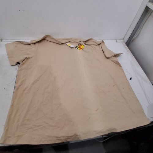WOODCUT LOGO SHORT-SLEEVE T-SHIRT- 4XL - SAND (MODEL: 3903273) image 2
