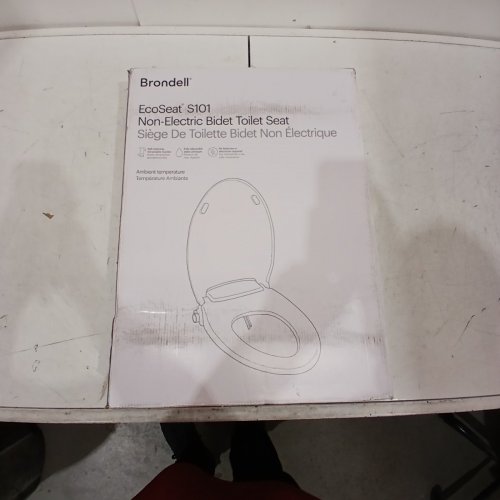 BRONDELL ECOSEAT S101 NON-ELECTRIC SLOW-CLOSE BIDET TOILET SEAT - ROUND - WHITE (MODEL: CANS101 EW) image 2