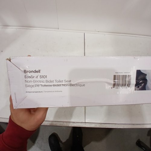 BRONDELL ECOSEAT S101 NON-ELECTRIC SLOW-CLOSE BIDET TOILET SEAT - ROUND - WHITE (MODEL: CANS101 EW) image 3
