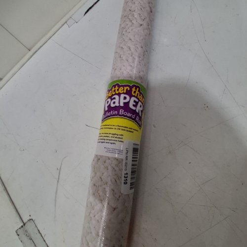 WOVEN BETTER THAN PAPER BULLETIN BOARD ROLL - 4FTX12FT - WHITE (MODEL: TCR77409) image 4