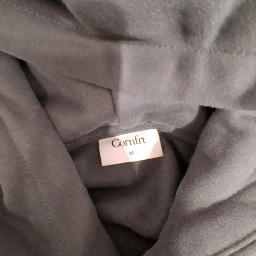 UNISEX COMFRT SIGNATURE HOODIE2 - MEDIUM - STEEL GREY (STYLE : CT007SC-2) image 3