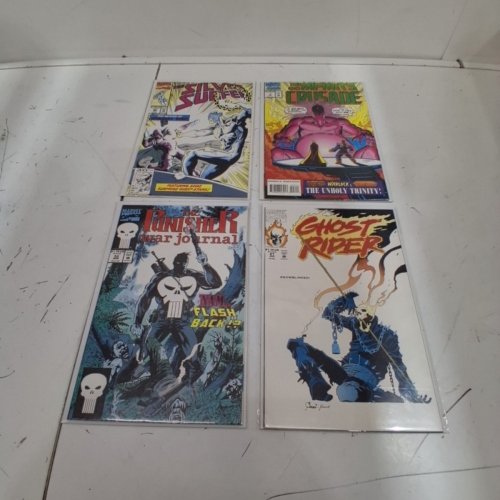 4 ASSTD MARVEL ASSORTED COMIC BOOKS - GHOST RIDER #21, PUNISHER WAR JOURNAL #52, THE INFINITY CURSADE #3, SILVER SURFER #60 - VARIOUS AUTHORS image 2