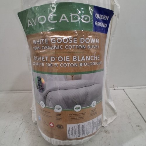 AVOCADO 100% ORGANIC COTTON WHITE GOOSE DOWN DUVET - QUEEN - WHITE (STYLE: 3684900) image 5