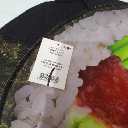 BOYS PARTYHOLIC ROLL WITH IT SUSHI COSTUME - OSFM - ASSORTED COLOURS image 3