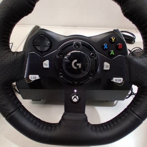 LOGITECH G920 DRIVING FORCE RACE WHEEL, FORCE FEEDBACK STEERING WHEEL WITH PEDALS AND SHIFTER FOR XBOX X|S, XBOX ONE, PC, - BLACK - (MODEL:941-000121) image 2