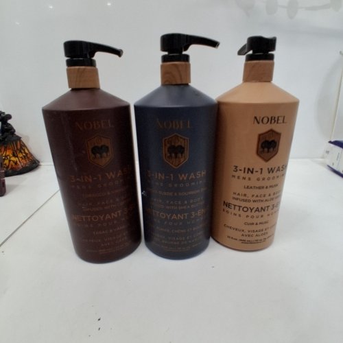 3PC ASSORTED NOBEL MEN'S GROOMING 3-IN-1 WASH SET - 32 OZ EACH (ITEM: 2053438) image 4