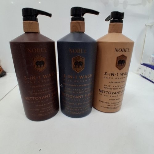 3PC ASSORTED NOBEL MEN'S GROOMING 3-IN-1 WASH SET - 32 OZ EACH (ITEM: 2053438) image 5