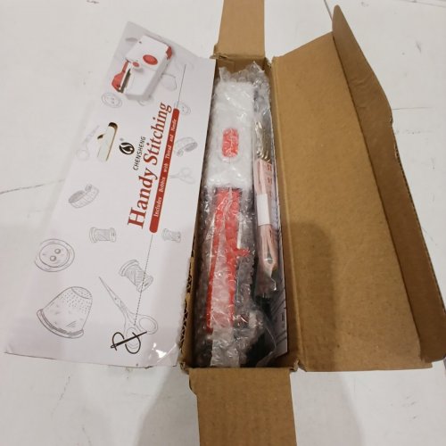 CHENSHENG HANDHELD SEWING MACHINE - WHITE/RED image 2