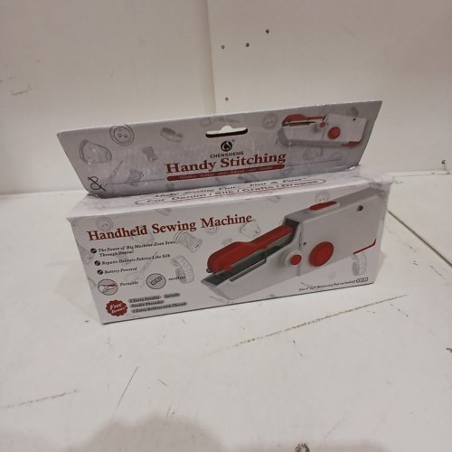 CHENSHENG HANDHELD SEWING MACHINE - WHITE/RED image 3