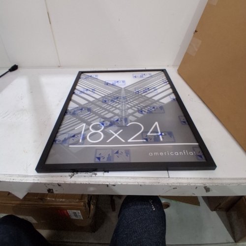 AMERICANFLAT POLISHED PLEXIGLASS POSTER FRAME - 24'' X 18'' - BLACK image 2