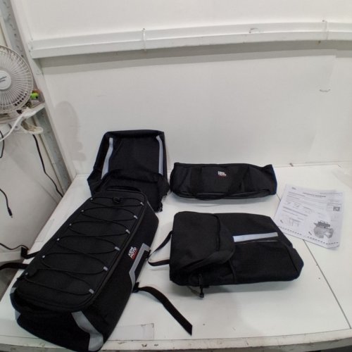 KEMIMOTO 4-IN-1 BIKE PANNIERS WITH WATERPROOF RAIN COVER (MODEL: KMH0305-03624-BK-CA) image 2