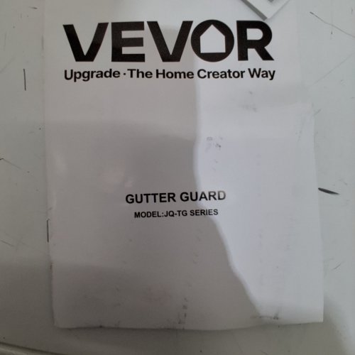 8PK HEAVY DUTY ALUMINUM GUTTER GUARD - 48" X 5" SILVER (MODEL: JQ-TG01) image 2