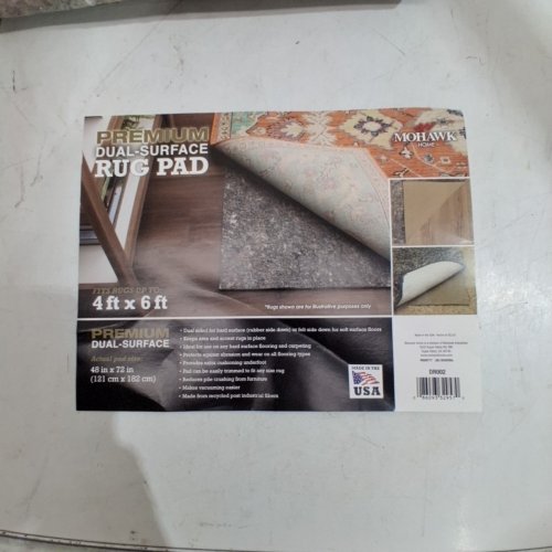 MOHAWK HOME FELT AND LATEX NON SLIP RUG PAD, 0.25" THICK- 4FT X 6FT - (MODEL: DR002) image 3
