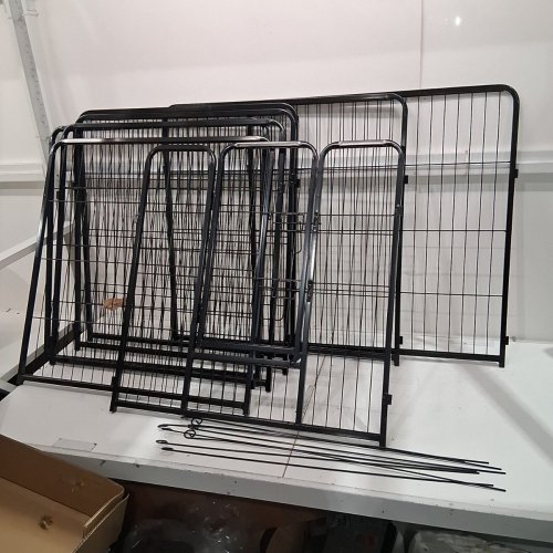 BESTPET 8-PANEL HEAVY DUTY PET PLAYPEN - 40" - BLACK (MODEL: HP4032-8-BLACK) image 2