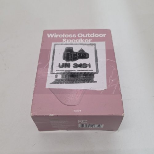 GEMS WIRELESS OUTDOOR SPEAKER WITH CARABINER AND BUILT IN BUTTONS - 2HR RUN TIME - SOFT PINK image 2