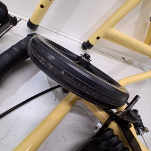 DRIVE WINNIE LITE SUPREME 3 WHEEL ALUMINUM ROLLATOR - 300LBS CAP - QUICK FOLD DESIGN - 26" X 22.75" X 38" - YELLOW (MODEL: ‎RTL199) image 3