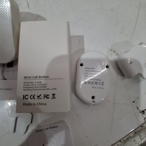 WIRELESS CALL BUTTON SYSTEM - 433.92MHZ; 3 V - WHITE image 3