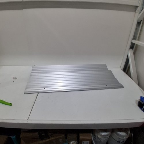 GARVEE ALUMINUM THRESHOLD RAMP NON-SLIP ENTRY RAMP - 3" RISE - 700LB CAP - SILVER (MODEL: PHO_3467H777) image 2