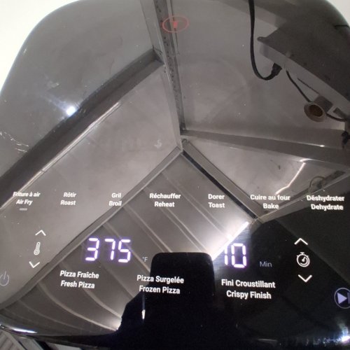 T-FAL INFRARED SURFACE AIR FRYER - 6.3 QT - 1800W - BLACK (MODEL: 2055376) image 2
