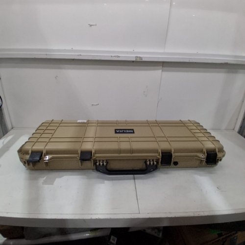 MEIJIA PORTABLE ROLLING WATERPROOF ALL WEATHER HARD RIFLE CASE - 51" X 14" - DESERT TAN - (MODEL: ‎MJ1700) image 2