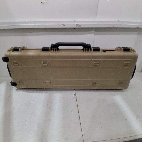 MEIJIA PORTABLE ROLLING WATERPROOF ALL WEATHER HARD RIFLE CASE - 51" X 14" - DESERT TAN - (MODEL: ‎MJ1700) image 5