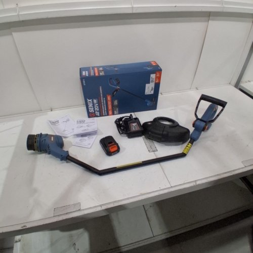 SENIX CORDLESS STRING TRIMMER / EDGER WITH BATTERY AND CHARGER- 20 V - BLUE (MODEL: GTX2-L) image 4