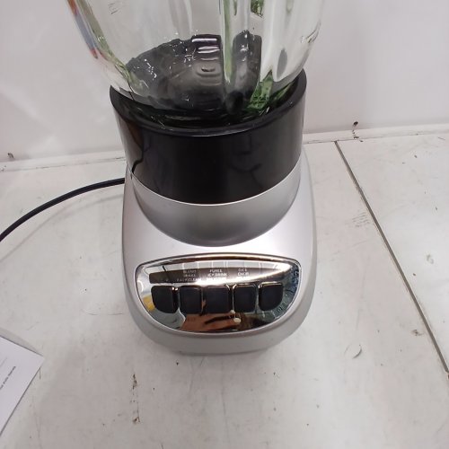 BLACK AND DECKER POWERCRUSH 4 SPEED SETTINGS MULTI-FUNCTION GLASS JAR BLENDER - 48OZ - SILVER - (MODEL: BL1220) image 2
