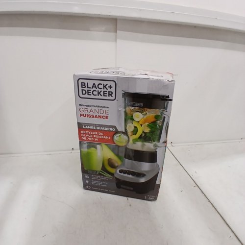 BLACK AND DECKER POWERCRUSH 4 SPEED SETTINGS MULTI-FUNCTION GLASS JAR BLENDER - 48OZ - SILVER - (MODEL: BL1220) image 5