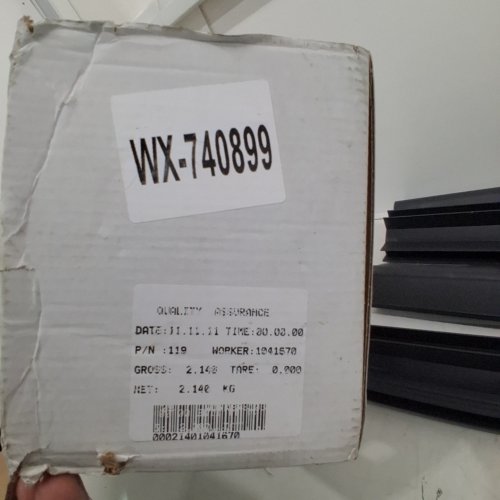 4PK DOOR BOTTOM SEAL WITH VINYL FINS - 31" - BLACK image 2