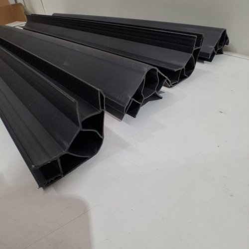 4PK DOOR BOTTOM SEAL WITH VINYL FINS - 31" - BLACK image 5