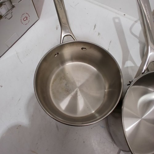 10PC LAGOSTINA CLASSICO STAINLESS STEEL COOKWARE SET & OVEN SAFE - SILVER (MODEL: L721.6192.10) image 4